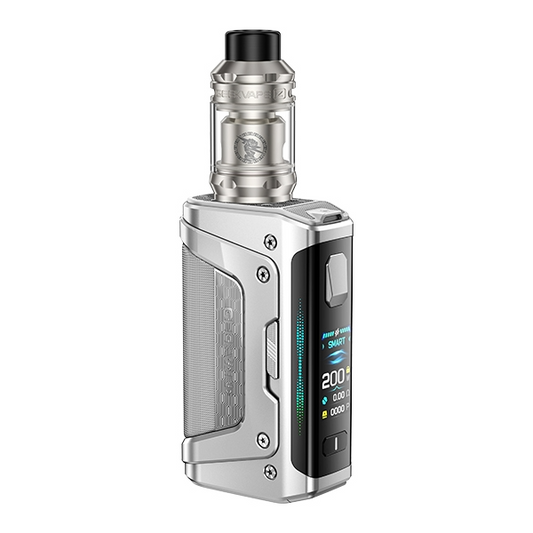 Geekvape Aegis Legend 5 Vape Kit Frost Silver Smoketronics