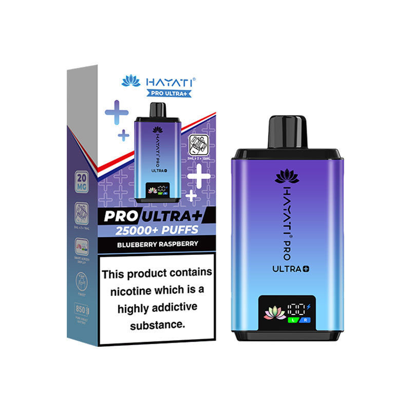 Hayati Pro Ultra Plus 25K Blueberry Raspberry