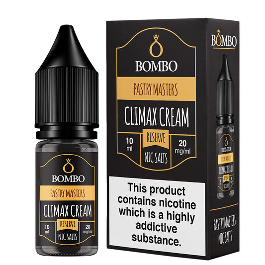 Bombo Pastry Masters Climax Cream Reserve Nic Salt 10ml 20mg