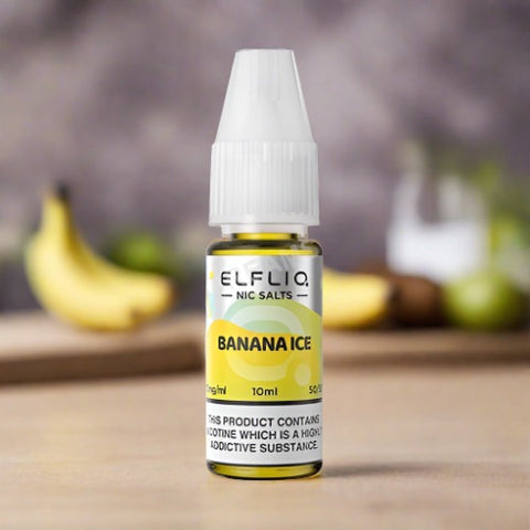 Elfliq 10ml Nic Salt by ElfBar - Banana Ice