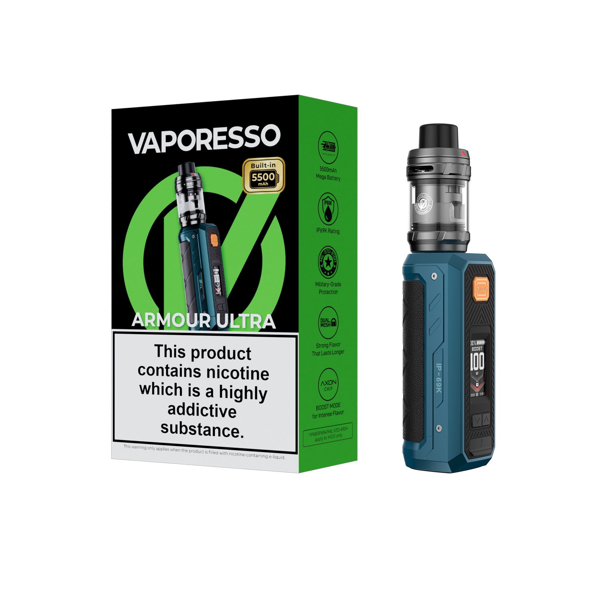 Vaporesso Armour Ultra Kit | 5500mAh 100W DTL | Smoketronics Vaporesso Armour Ultra Kit | 5500mAh 100W DTL | Smoketronics