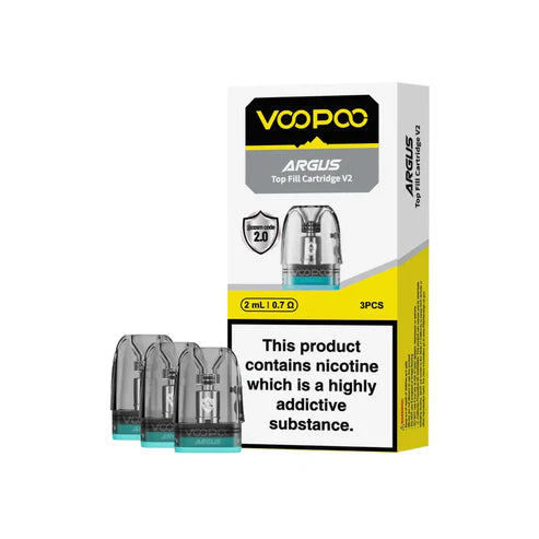 VooPoo Argus Top Fill V2 Replacement Pods 2ml 0.4 ohm
