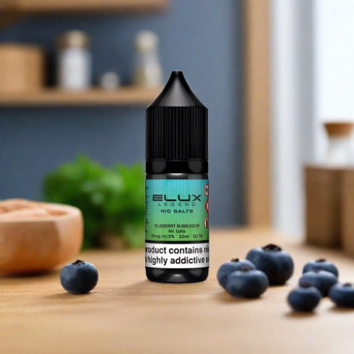 Elux Legend Blueberry Bubblegum | 10ml Nic Salt | In Stock Now Smoketronics Elux Legend Blueberry Bubblegum | 10ml Nic Salt | In Stock Now Smoketronics