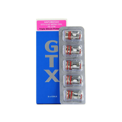 Vaporesso - GTX Coils 0.4ohm Mesh (5pcs) - Smoketronics
