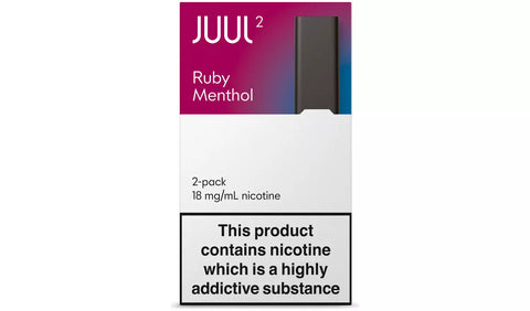 Juul 2 Pods - Ruby Menthol 18mg - Smoketronics