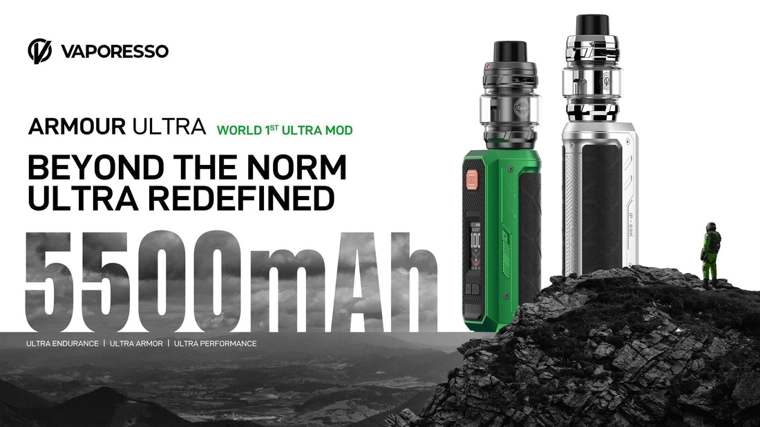 Vaporesso Armour Ultra 5500mAh internal battery vape kit with iTank T