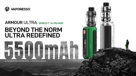 Vaporesso Armour Ultra 5500mAh internal battery vape kit with iTank T