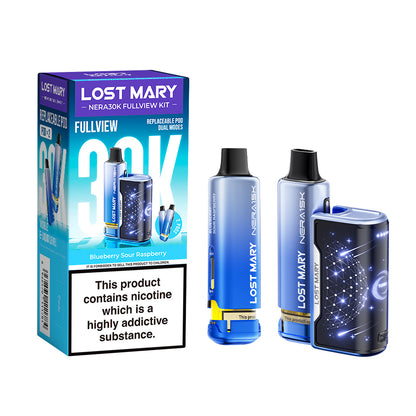 Lost Mary NERA 30k Kit  with refill | Blueberry Sour Raspberry