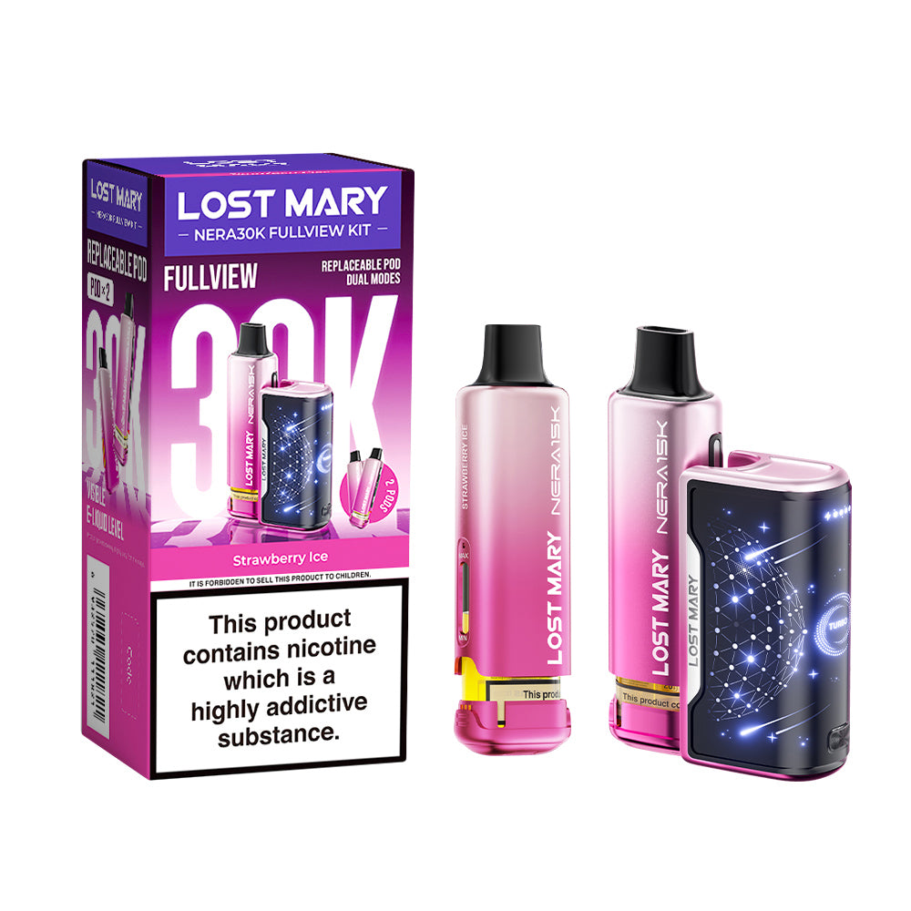 Lost Mary Nera 30k Kit and refill | Strawberry Ice