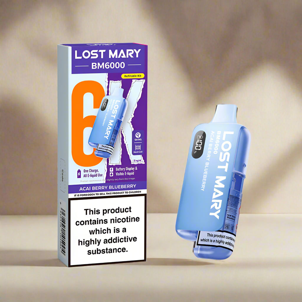 Lost Mary BM6000 Prefilled Pod Kit Acai Berry Blueberry
