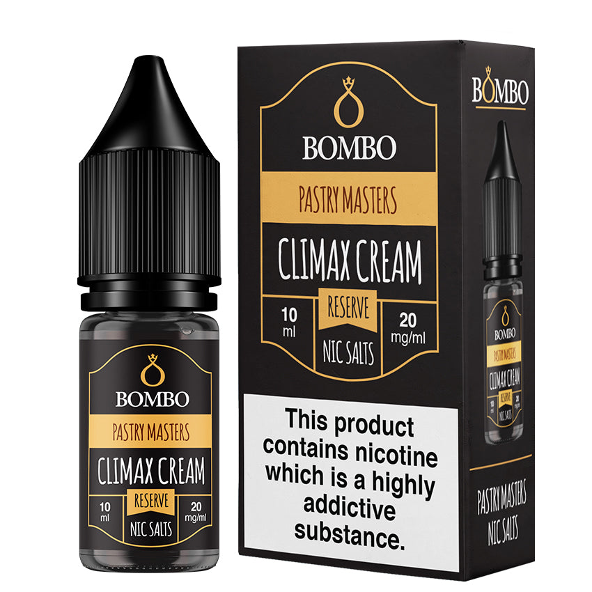 Bombo Pastry Masters Climax Cream Reserve Nic Salt 10ml 20mg