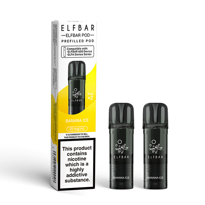 Elf Bar 600 Prefilled Pods | Banana Ice