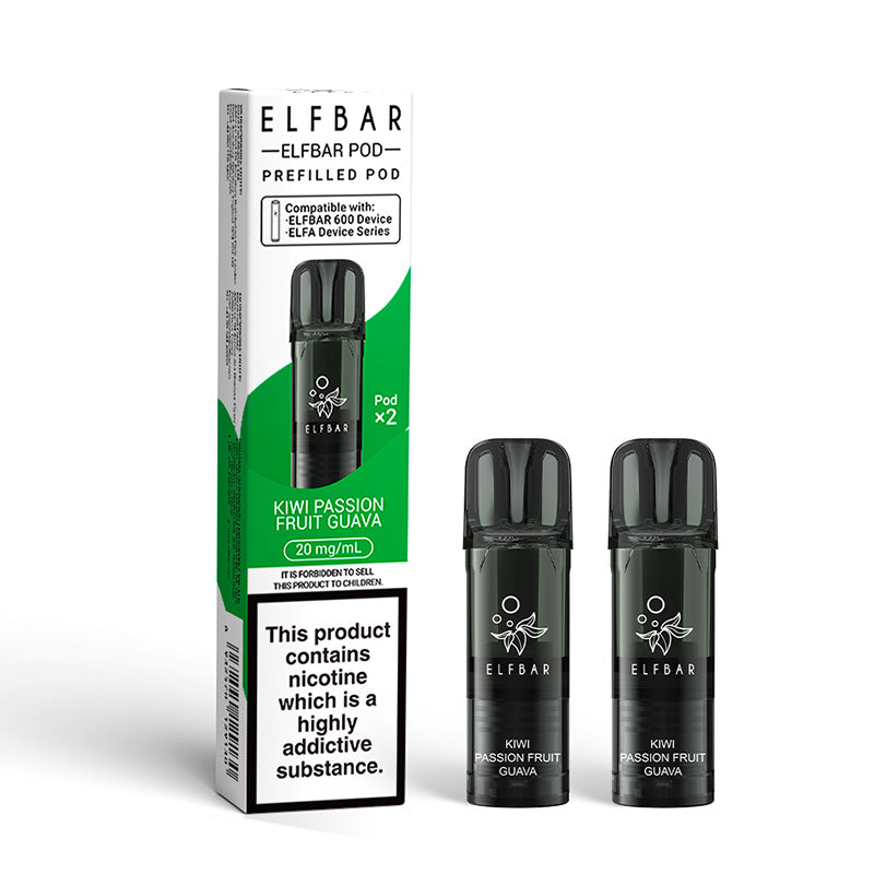 Elf Bar 600 Prefilled Pods | Kiwi Passion Fruit Guava