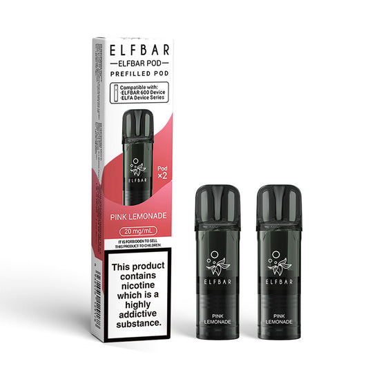 Elf Bar 600 Prefilled Pods | Pink Lemonade