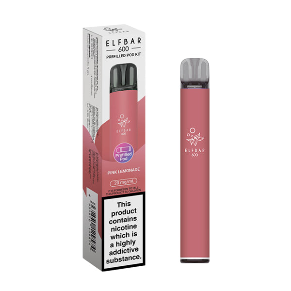 Elfbar 600 Prefilled Pod Kit | Pink Lemonade