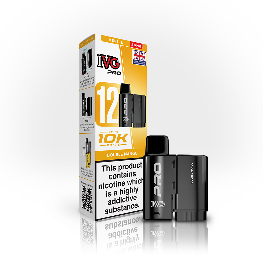 IVG Pro 12 Refills Double Mango 20mg | Smoketronics