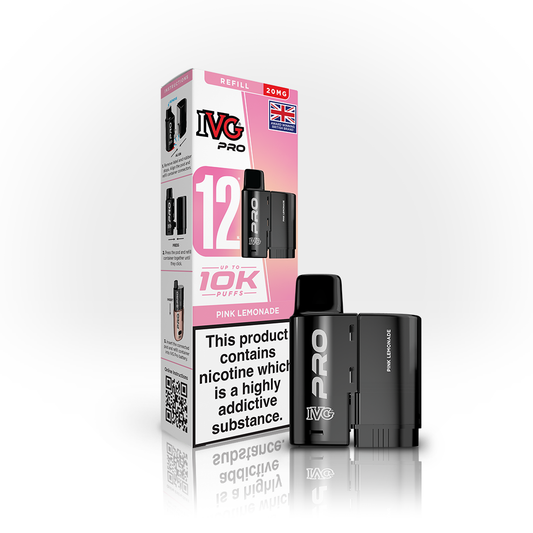 IVG Pro 12 Refills Pink Lemonade 20mg | Smoketronics