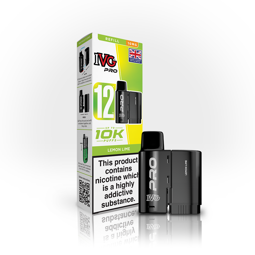IVG Pro 12 Refills Lemon Lime 10mg