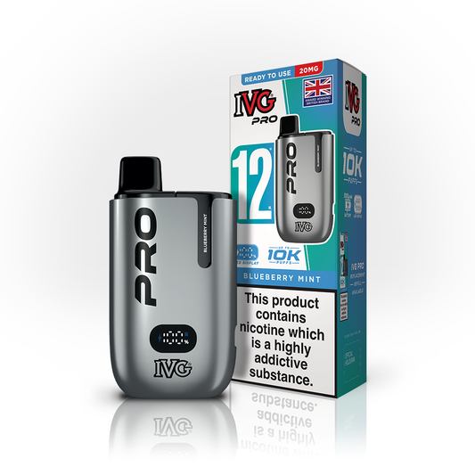 IVG Pro 12 Pod Kit Blueberry Mint 20mg | Smoketronics