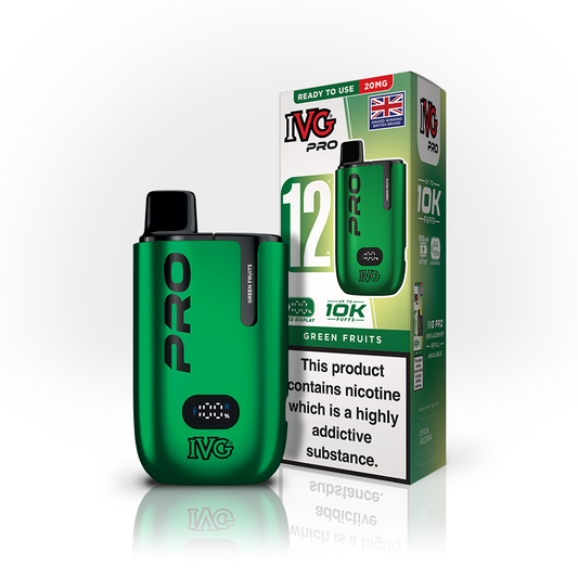 IVG Pro 12 Pod Kit Green Fruits 20mg | Smoketronics