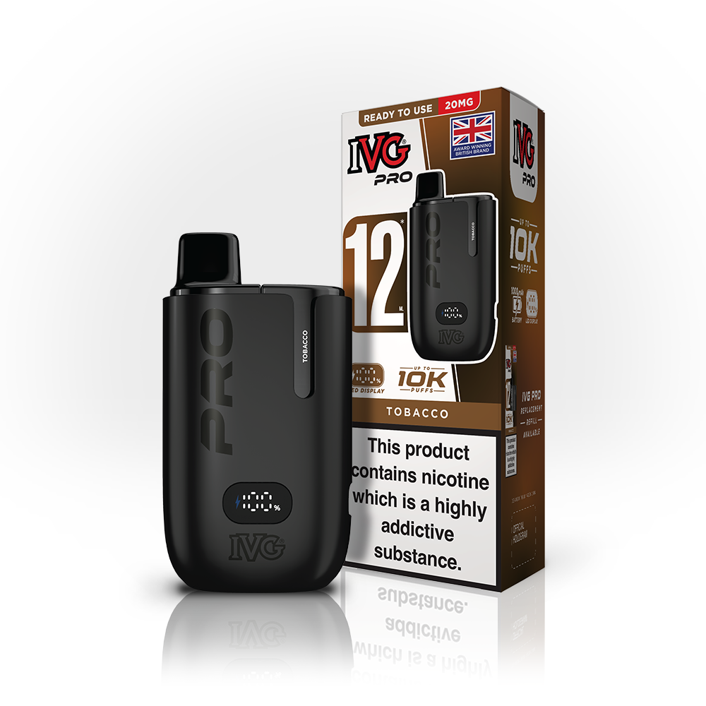 IVG Pro 12 Pod Kit Tobacco 20mg | Smoketronics