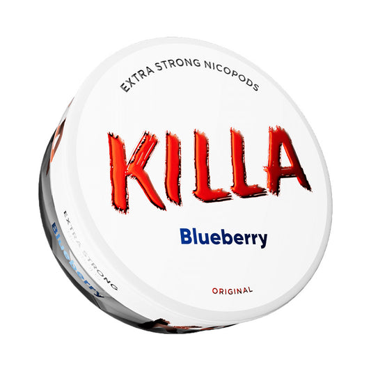Killa Extra Strong Blueberry Nicotine Pounches Smoketronics