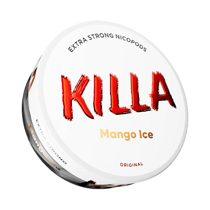 Killa Extra Strong Mango Ice Nicotine Pounches Smoketronics