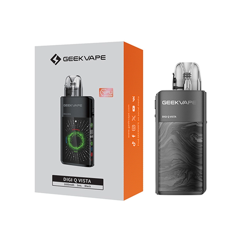 Geekvape Digi Q Vista Pod System Black Smoketronics