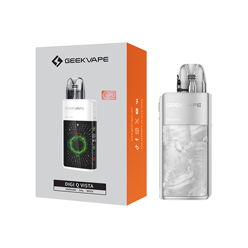 Geekvape Digi Q Vista Pod System White Smoketronics