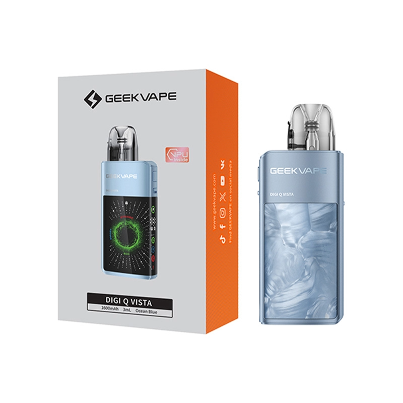 Geekvape Digi Q Vista Pod System Ocean Blue Smoketronics