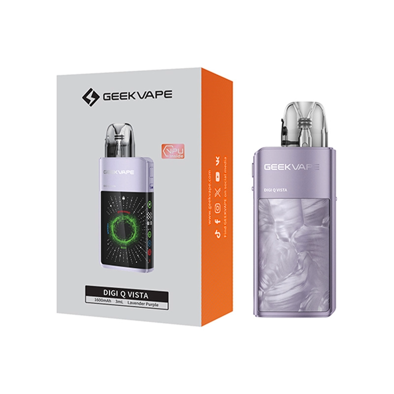 Geekvape Digi Q Vista Pod System Lavender Purple Smoketronics