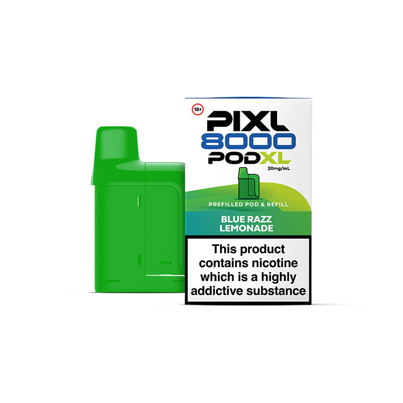 PIXL 8000 Replacement Pods Blue Razz Lemonade