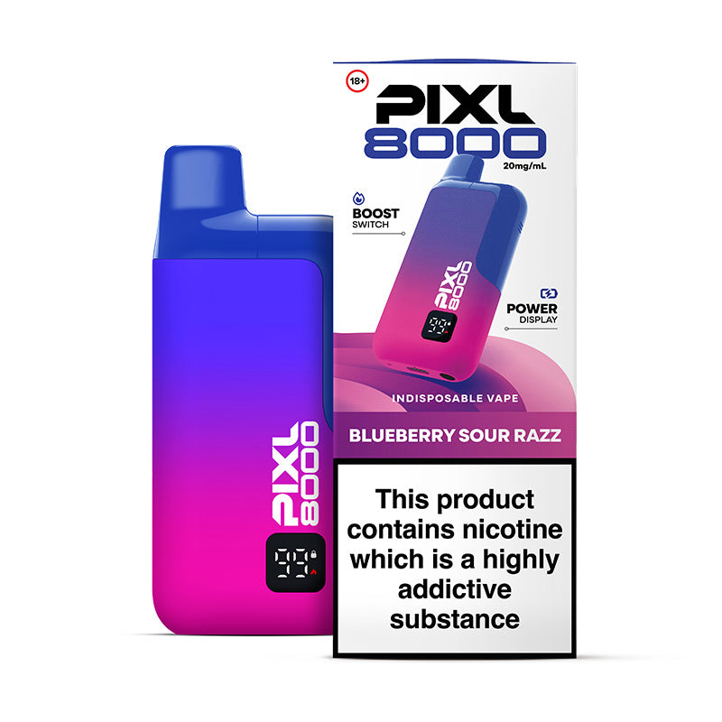 PIXL 8000 Prefilled Pod Kit Blueberry Sour Razz