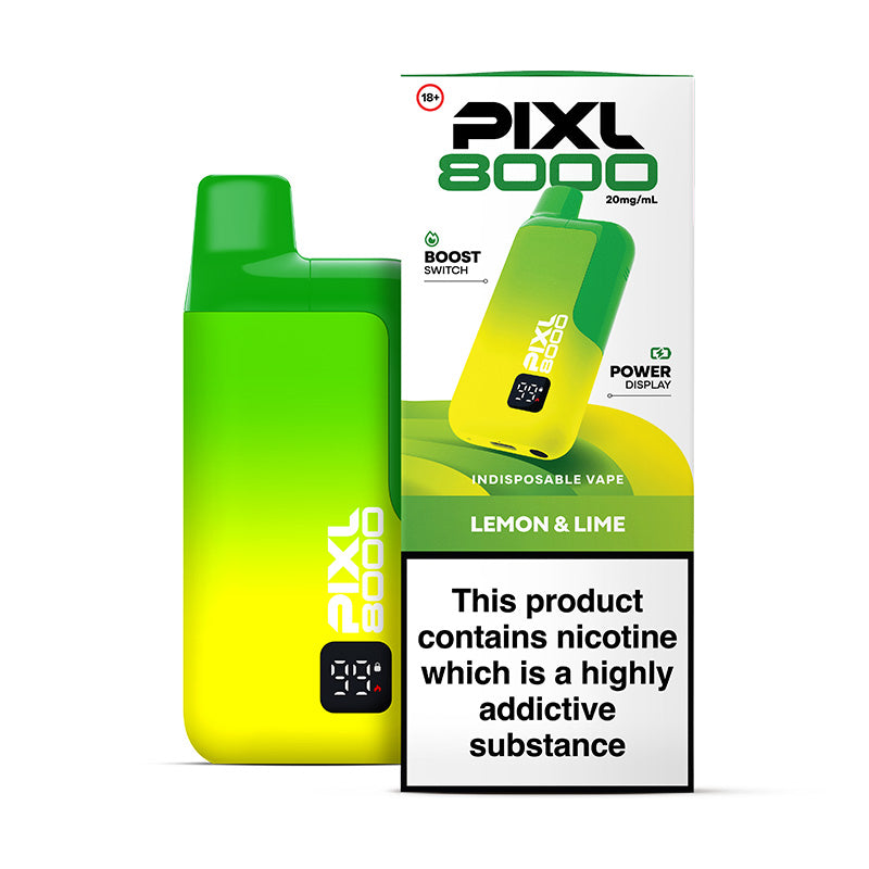 PIXL 8000 Prefilled Pod Kit Lemon and Lime