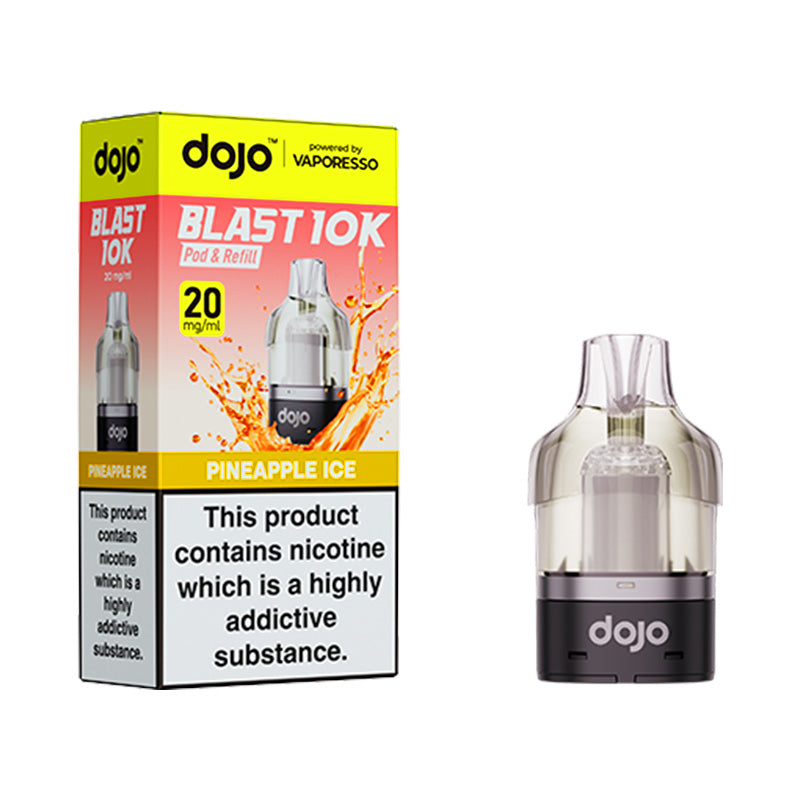 Dojo Blast 10k 20mg pod Pineapple Ice