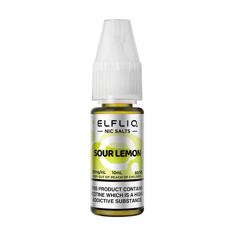 Elfliq 10ml Nic Salt Sour Lemon | Smoketronics