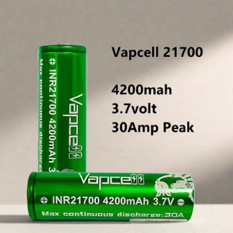 Vapcell 21700 Battery - Buy Now At Smoketronics