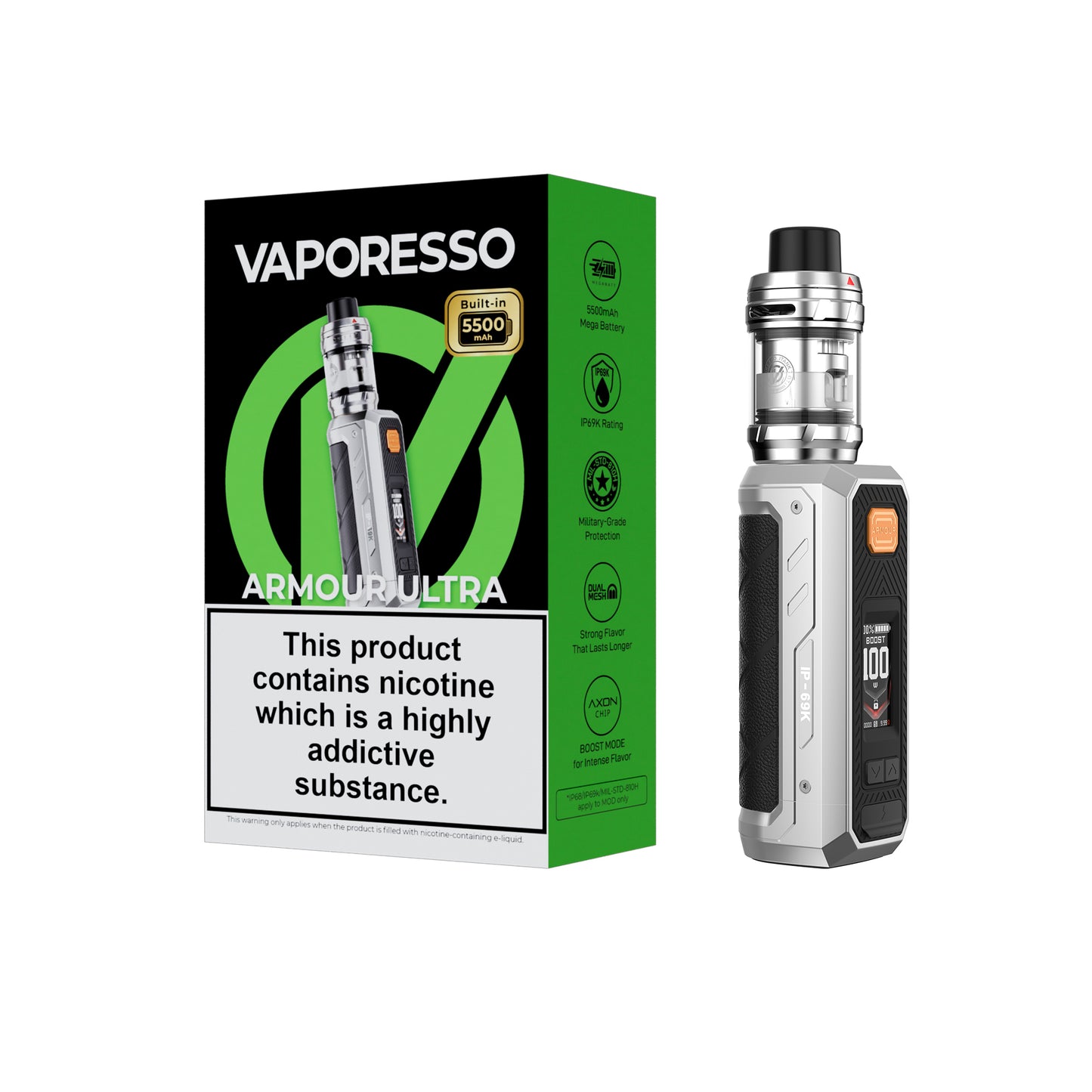 Vaporesso Armour Ultra Kit | 5500mAh 100W DTL | Smoketronics Vaporesso Armour Ultra Kit | 5500mAh 100W DTL | Smoketronics