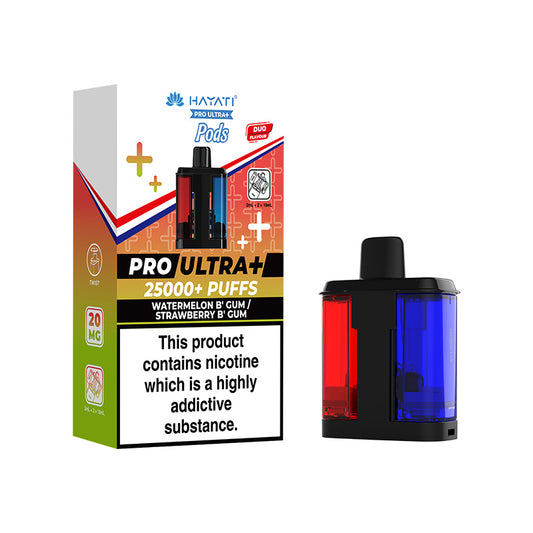 Hayati Pro Ultra Plus 25K Refill Watermelon Bubblegum / Strawberry Bubblegum