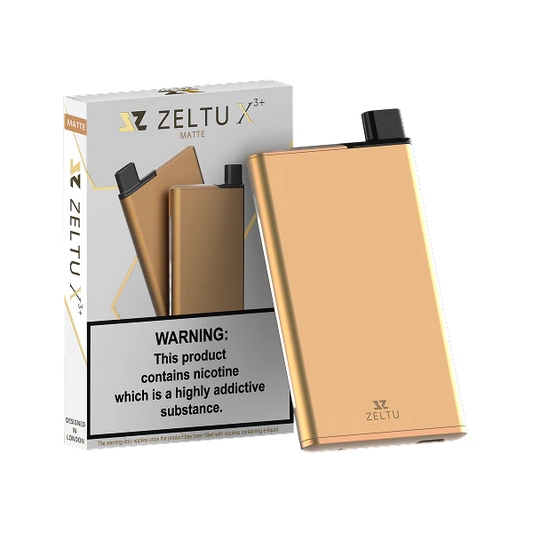 Zeltu X3 Plus Pod Kit Matte Burnt Gold Smoketronics