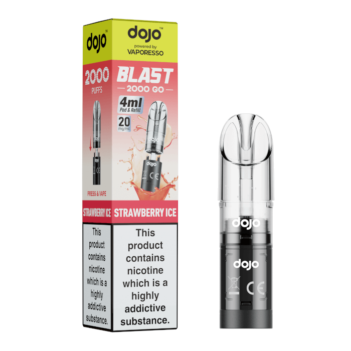 DoJo Blast 2000 Go Transparent Pre-filled Pods Pink Lemonade