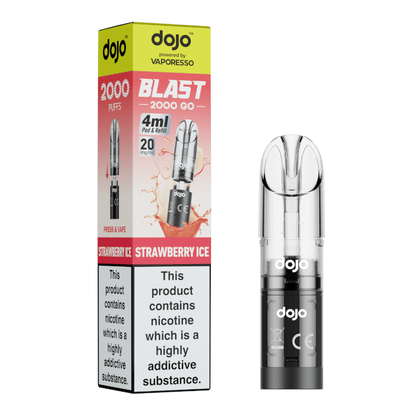DoJo Blast 2000 Go Transparent Pre-filled Pods Pink Lemonade