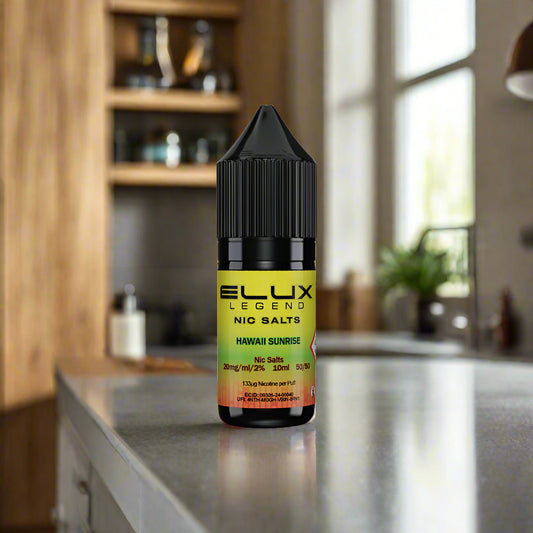 Elux Legend Hawaii Sunrise | 10ml Nic Salt | Fast UK Delivery Smoketronics Elux Legend Hawaii Sunrise | 10ml Nic Salt | Fast UK Delivery Smoketronics