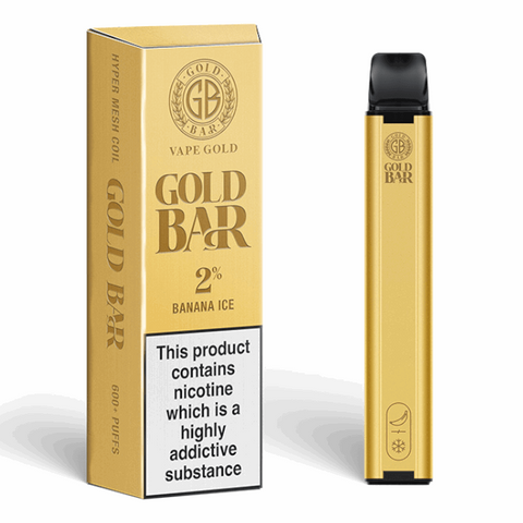 Gold Bar Disposable Vape (2%)