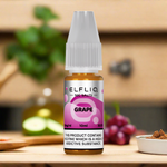 Elfliq 10ml Nic Salt by ElfBar - Grape - Smoketronics