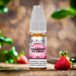 Elfliq 10ml Nic Salt by ElfBar - Strawberry Ice Cream - Smoketronics