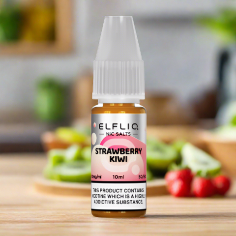 Elfliq 10ml Nic Salt by ElfBar - Strawberry Kiwi - Smoketronics