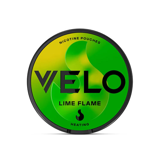 VELO Lime Flame Nicotine Pouches | Smoketronics