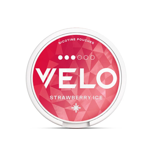 VELO Strawberry Ice Nicotine Pouches | Smoketronics
