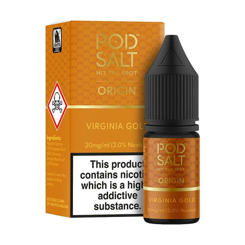 Pod Salt Origin - Virginia Gold 10ml - Smoketronics